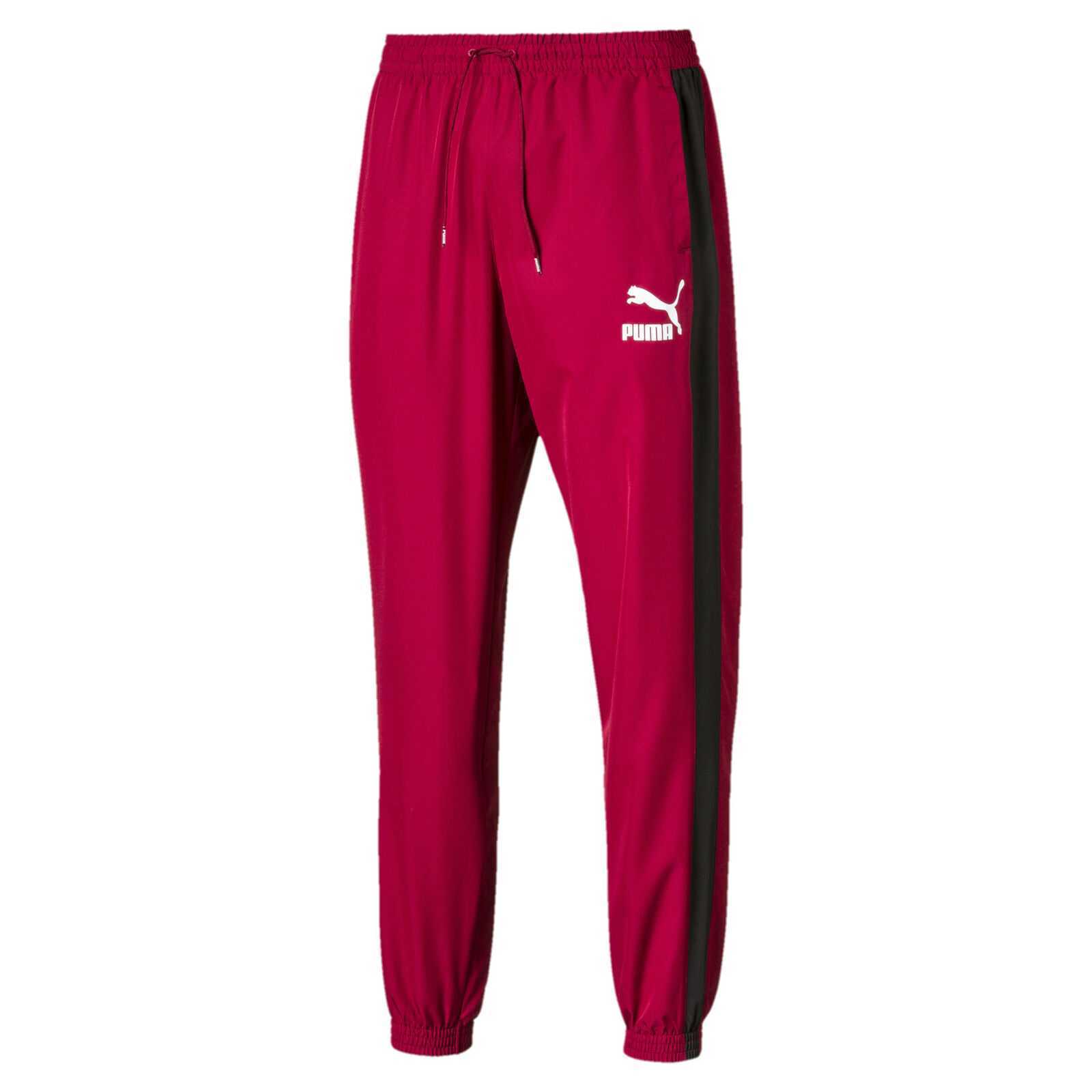 puma t7 track pants red