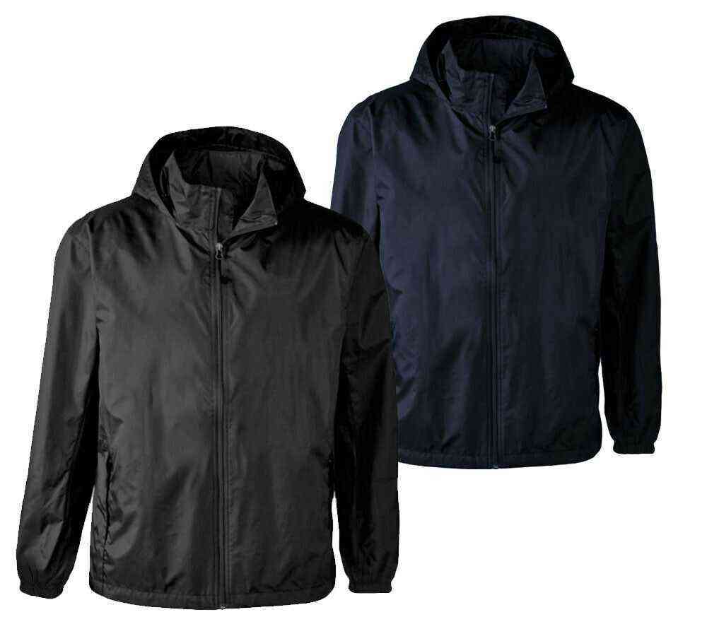 Download Men's Lightweight Rain Water Resistant Hooded Zip Up ...