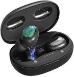 Otium Wireless Earbuds Bluetooth 5.0 Headphones Deep Bass 3D Stero Sound Mini Headsets 40H Total Playtime with Charging Case IPX7 Waterproof Built-in Mic Earphones for Work, Sports, Driving