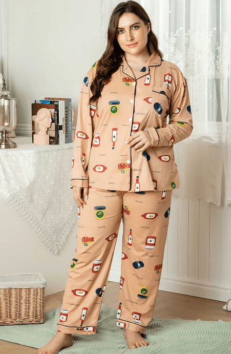 printed pj pants