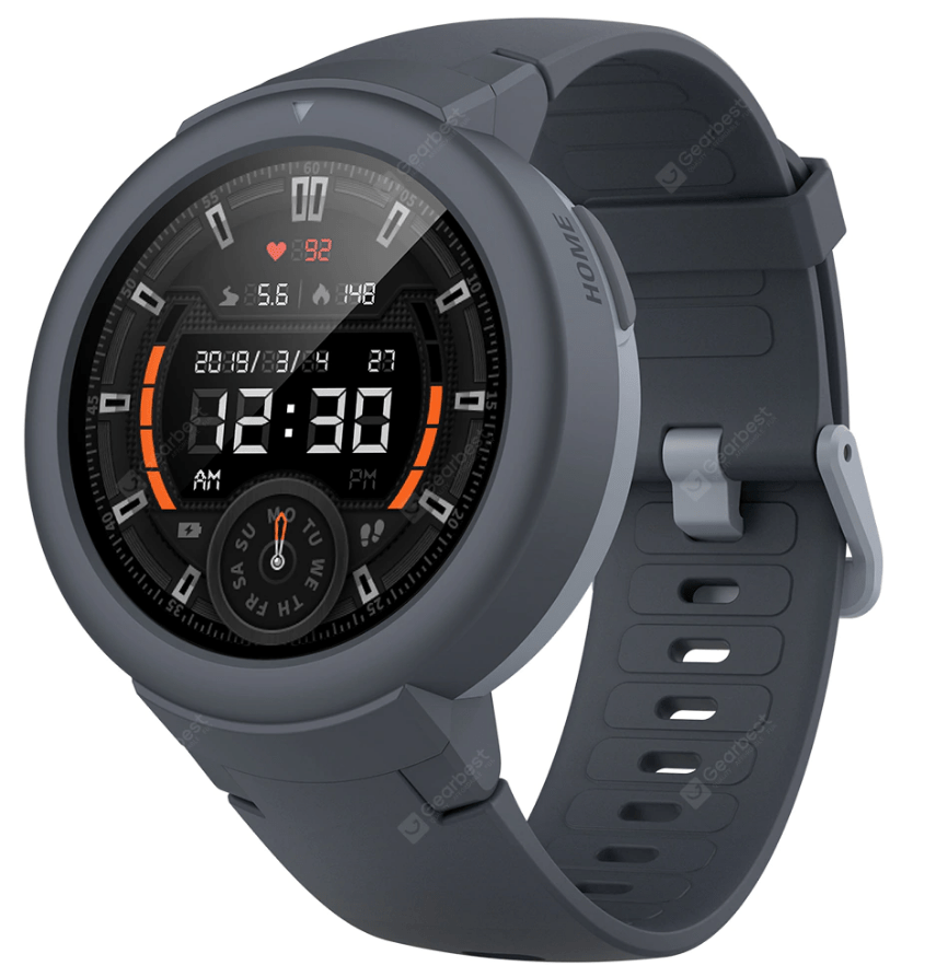 AMAZFIT Verge Lite Bluetooth Sports Smartwatch Global Version - Light Slate Gray | Gearbest 